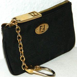 Fendi Zucca Key Ring Pouch